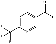 6-三氟甲基烟酰氯 结构式