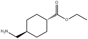 反式-4-(氨基甲基)环己烷羧酸乙酯 结构式