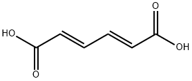 反式,反式-1,3-丁二烯-1,4-二羧酸 结构式