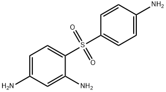 4-[(4-Aminophenyl)sulfonyl]-1,3-benzenediamine 结构式