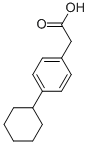 2-(4-环己基苯基)乙酸 结构式