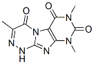 [1,2,4]Triazino[3,4-f]purine-4,6,8(1H,7H,9H)-trione,  3,7,9-trimethyl- 结构式