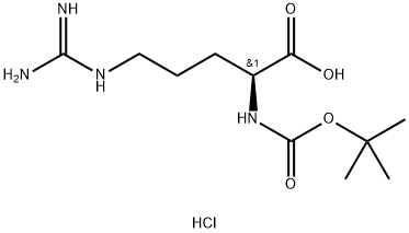 BOC-L-精氨酸盐酸盐 结构式