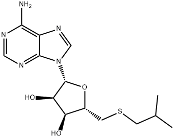 5ˊ-异丁硫基-5ˊ-脱氧腺苷 结构式