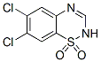 6,7-Dichloro-2H-1,2,4-benzothiadiazine 1,1-dioxide 结构式