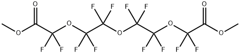 十二氟-3,6,9-三氧十一烷基-1,11-二酸二甲酯 结构式