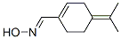 1-Cyclohexene-1-carboxaldehyde,4-(1-methylethylidene)-,oxime(9CI) 结构式