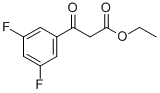 ETHYL (3,5-DIFLUOROBENZOYL)ACETATE 结构式