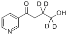 4 - 羟基-1-(3 - 吡啶基)-1 - 丁酮(3,3,4,4-D4) 结构式