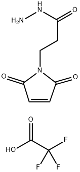 3-马来酰亚胺丙酸肼三氟乙酸盐 结构式