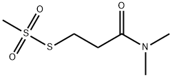 3-Methanethiosulfonyl-N,N-dimethylpropionamide 结构式