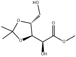 Methyl3,4-O-isopropylidene-D-lyxonate 结构式