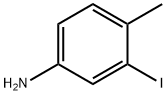 3-碘-4-甲基苯胺 结构式