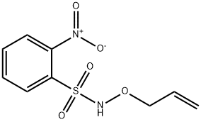 N-(烯丙氧基)-2-硝基苯磺酰胺 结构式