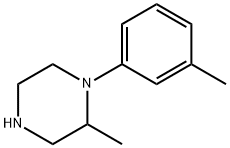 2-甲基-1-(3-甲苯基)哌嗪 结构式