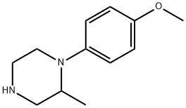 1 - (4 -甲氧基苯基)-3 -甲基哌嗪 结构式