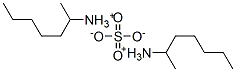 (1-methylhexyl)ammonium sulphate 结构式