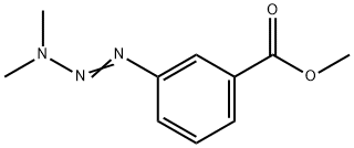 m-(3,3-Dimethyl-1-triazeno)benzoic acid methyl ester 结构式