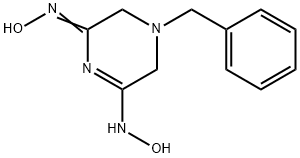 1-Phenylmethyl-3,5-piperazinedione dioxime 结构式