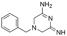 6-Amino-4-(phenylmethyl)-2,3,4,5-tetrahydropyrazin-2-imine 结构式