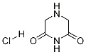 哌嗪-2,6-二酮盐酸盐 结构式