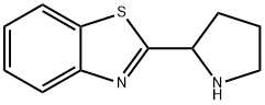 2-吡咯烷-2-基-1,3-苯并噻唑盐酸盐 结构式