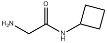 2-AMINO-N-CYCLOBUTYL-ACETAMIDE 结构式