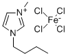 1-丁基-3-甲基咪唑四氯高铁酸盐 结构式