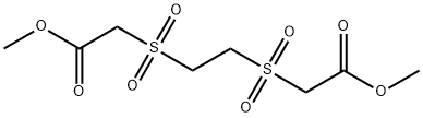 methyl 2-[2-(methoxycarbonylmethylsulfonyl)ethylsulfonyl]acetate 结构式