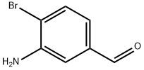 3-氨基-4-溴苯甲醛 结构式