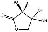 2(3H)-Furanone, dihydro-3,4,4-trihydroxy-3-methyl-, (3S)- (9CI) 结构式