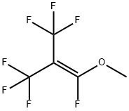 1-甲氧基-(全氟-2-甲基-1-丙烯) 结构式