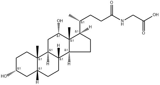 甘氨脱氧胆酸 结构式