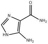 5-氨基-4-甲酰胺咪唑 结构式