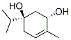 4-Cyclohexene-1,3-diol,4-methyl-1-(1-methylethyl)-,(1R,3S)-(9CI) 结构式