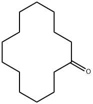 环十四烷-1-酮 结构式