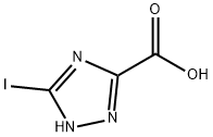 5-碘-1H-1,2,4-三氮唑-3-羧酸 结构式