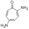 2,5-Diamino-2,4,6-cycloheptatrien-1-one 结构式