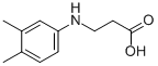 B-ALANINE, N-(3,4-DIMETHYLPHENYL)- 结构式