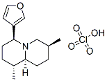 2H-Quinolizine, 4-(3-furanyl)octahydro-1,7-dimethyl-, 1R-(1.alpha.,4.beta.,7.beta.,9a.alpha.)-, perchlorate 结构式