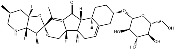 假白藜芦碱 结构式