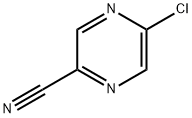 2-氯-5-氰基吡嗪 结构式