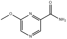 6-甲氧基吡嗪-2-甲酰胺 结构式