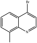 4-溴-8-甲基喹啉 结构式
