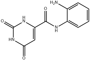 4-Pyrimidinecarboxamide,N-(2-aminophenyl)-1,2,3,6-tetrahydro-2,6-dioxo- 结构式