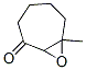 8-Oxabicyclo[5.1.0]octan-2-one,  7-methyl- 结构式