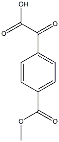 2-(4-(甲氧羰基)苯基)-2-氧乙酸 结构式