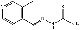 3-Methylpyridine-4-carbaldehyde thiosemicarbazone 结构式
