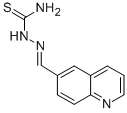 6-Quinolinecarbaldehyde thiosemicarbazone 结构式