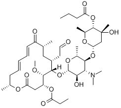 麦迪加霉素 A4 结构式